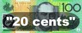 20 cents to make a 100 dollar note