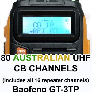 80 CB channels for the Baofeng GT-3TP
